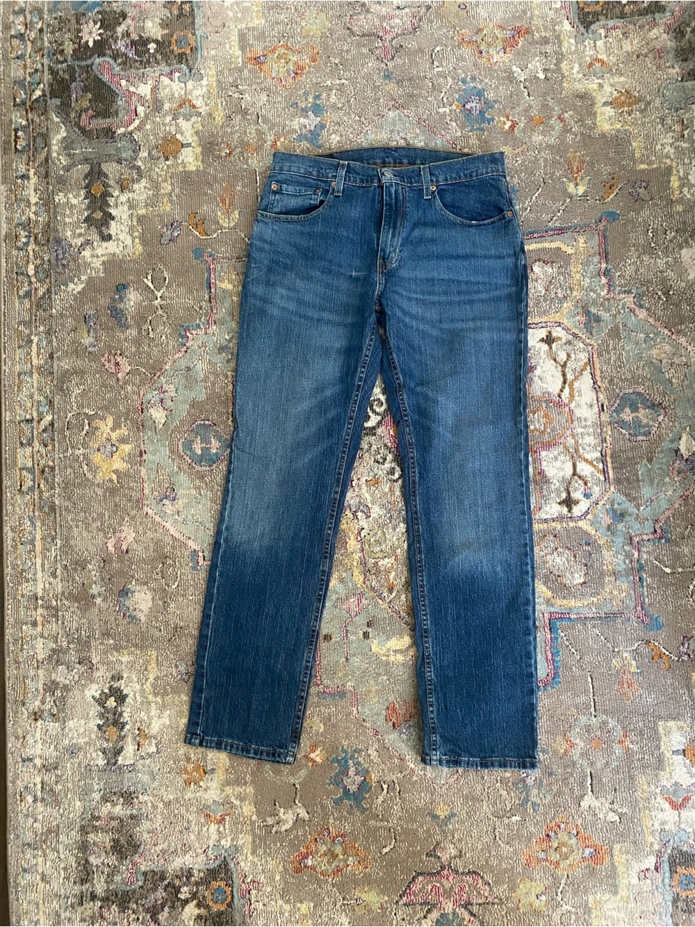 Levi's Men's Dark Blue Straight Jeans